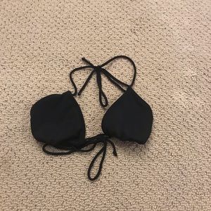 Black bikini top